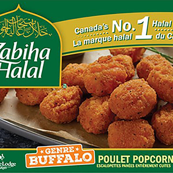 Halal cooked popcorn chicken