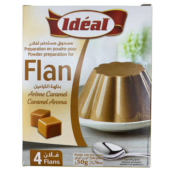Flan powder - Caramel flavor - Ideal - 50 g