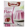 Flan powder - Strawberry flavor - Ideal - 50 g