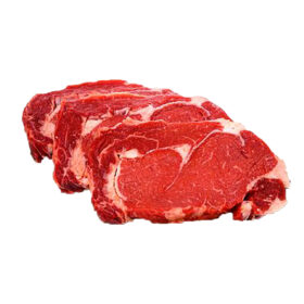Halal rib eye steaks
