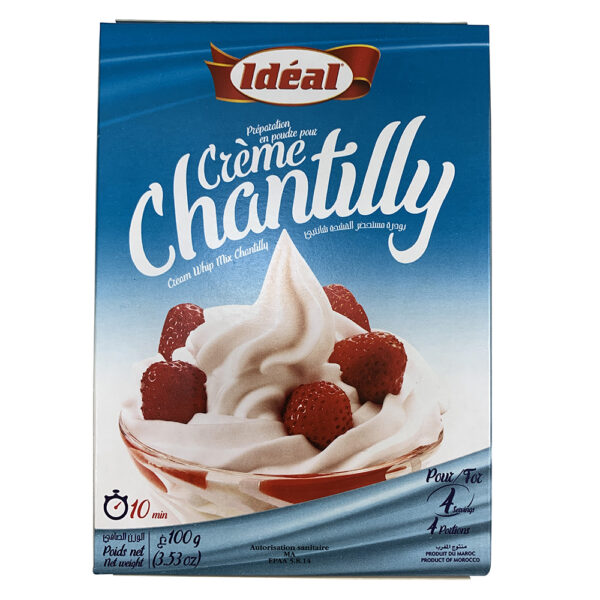 Crème chantilly - Idéal - 100 g