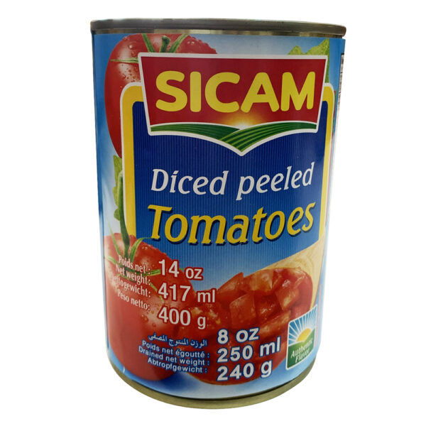 Italian diced tomatoes - Sicam - 417 ml
