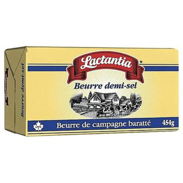Beurre demi salé - Lactantia - 454 g