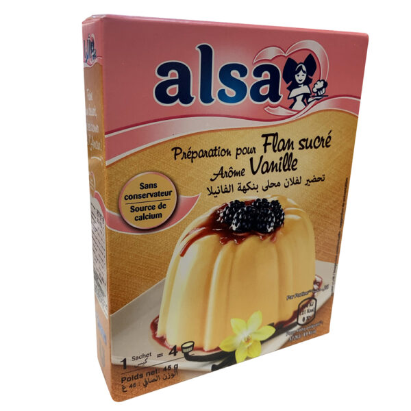 Poudre pour flan vanille – Alsa – 45 g