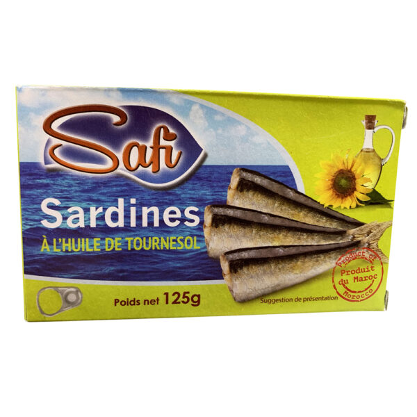 Sardines à l'huile de tournesol