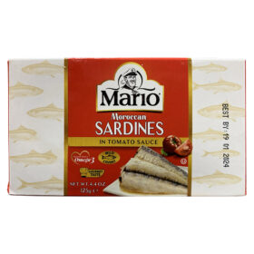 Sardines marocaines à la sauce tomate – Mario – 125 g