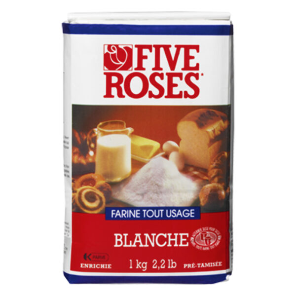 Farine blanche tout usage - Five Roses - 1 Kg