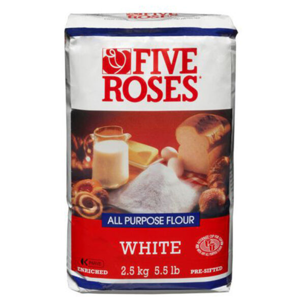 Farine blanche tout usage - Five Roses - 2.5 Kg
