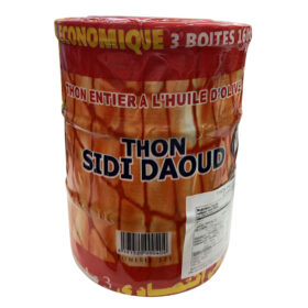 Thon entier à l'huile d'olive - Sidi Daoud - Paquet de 3 - 160 g