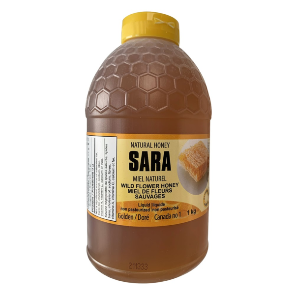 Miel naturel Fleurs Sauvages - Sara - 1 Kg