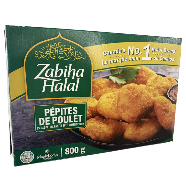 Pépites de poulet - Zabiha Halal - 800 g