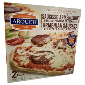 Pizza, saucisse Arménienne - Arouch - 2 x 235 g