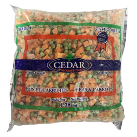 Pois et carottes surgelés - Cedar - 1.75 kg