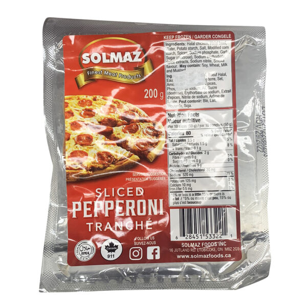 Pepperoni tranché - Solmaz - 200 g
