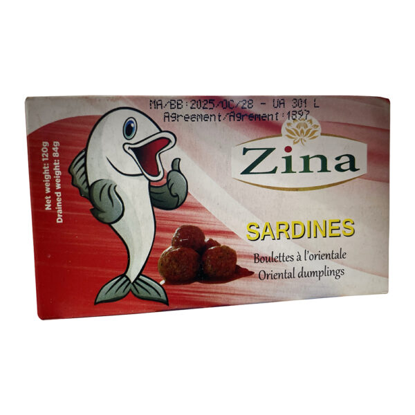 Sardines en boulettes – Zina – 120 g
