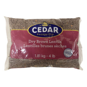 Lentilles brunes sèches - Cedar - 1.8 kg