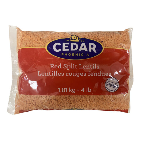 Lentilles rouges fondues - Cedar - 1.81 kg