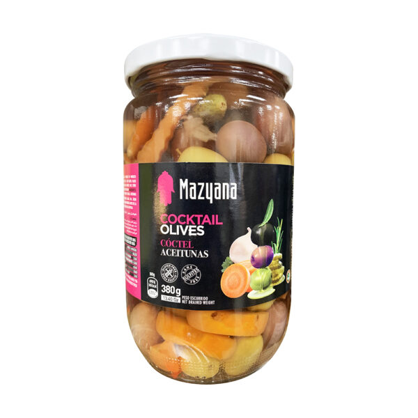 Mélanges de légumes et d'olives - Mazyana - 380 g