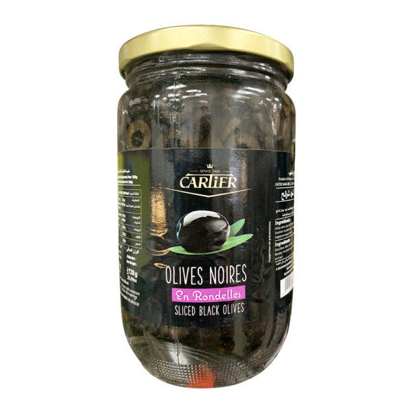 Olives noires en rondelles - Cartier - 720 g