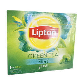 Thé vert à la menthe - Lipton - 100 sachets