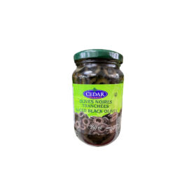 Olives noires tranchées - Cedar - 250 ml