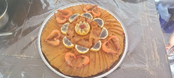 Pastilla fruits de mer pour 10-12 personnes
