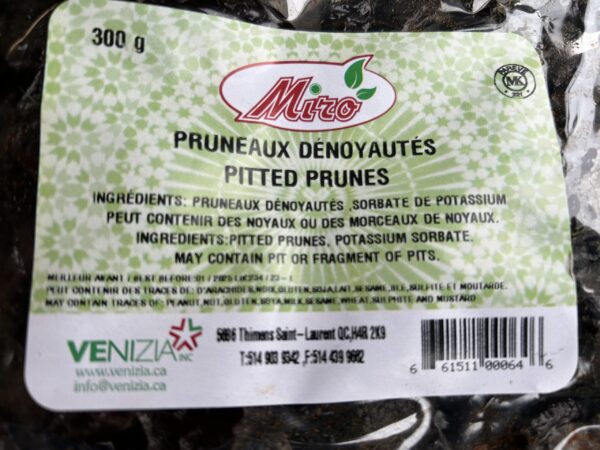Pruneaux dénoyautés - Miro - 300 g