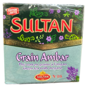 Thé vert en grains à l'origan Sultan Grain Ambar 150g